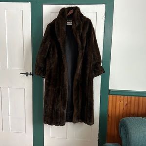 Monterey Fashions faux fur coat